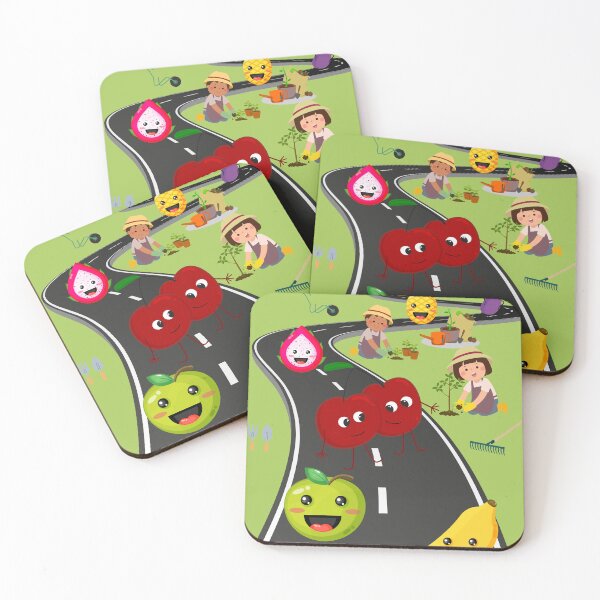 Item preview, The Happy Fruit Route designed and sold by Ciervo Primavera.