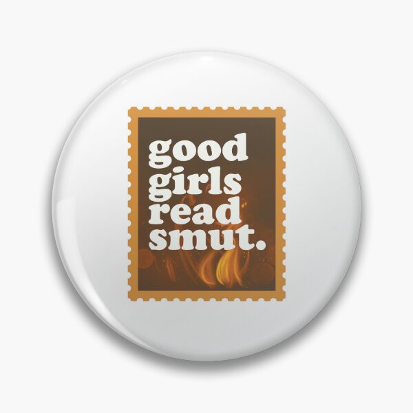 Item preview, Good Girls Read Smut Stamps for Booklovers Orange Bookish designed and sold by StickyBook.
