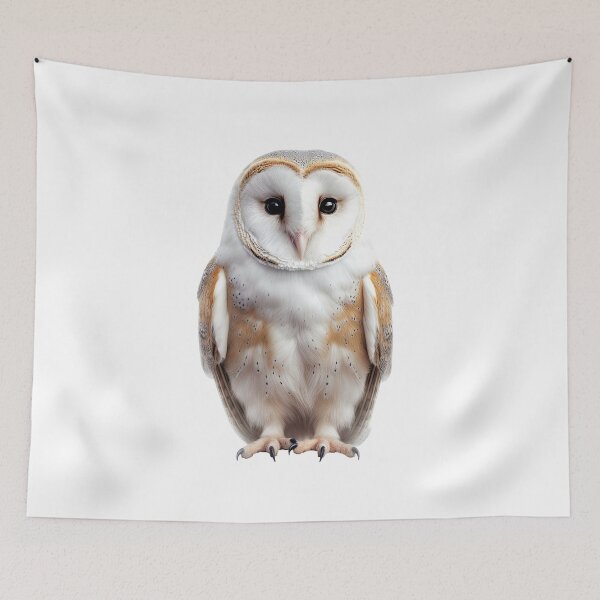 Item preview, Barn owl designed and sold by snowyowls.