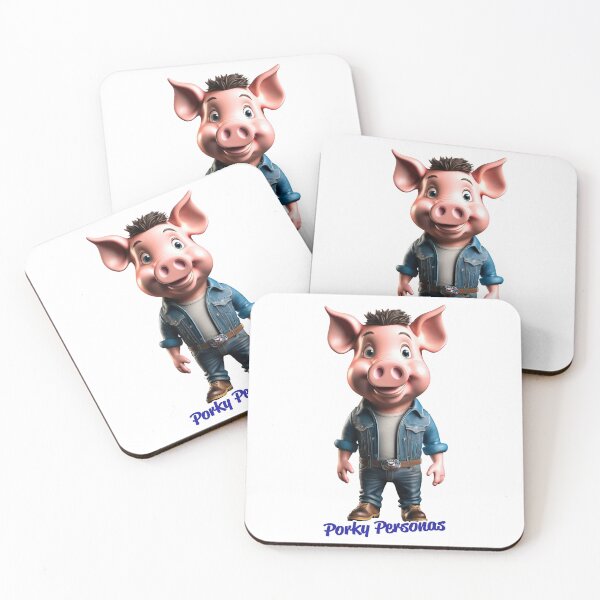 Item preview, Porky Personas Funny Pig Characters The Boss designed and sold by Drone-tees.