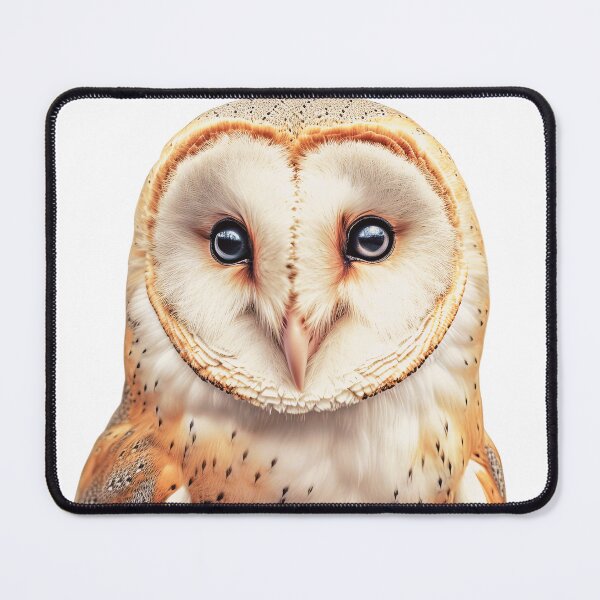 Item preview, Barn owl portrait designed and sold by snowyowls.