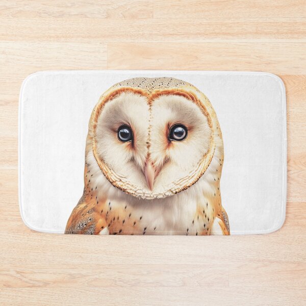 Item preview, Barn owl portrait designed and sold by snowyowls.