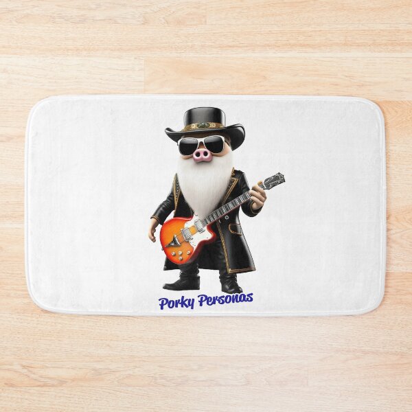 Item preview, Porky Personas Funny Pig Characters ZZ Top designed and sold by Drone-tees.