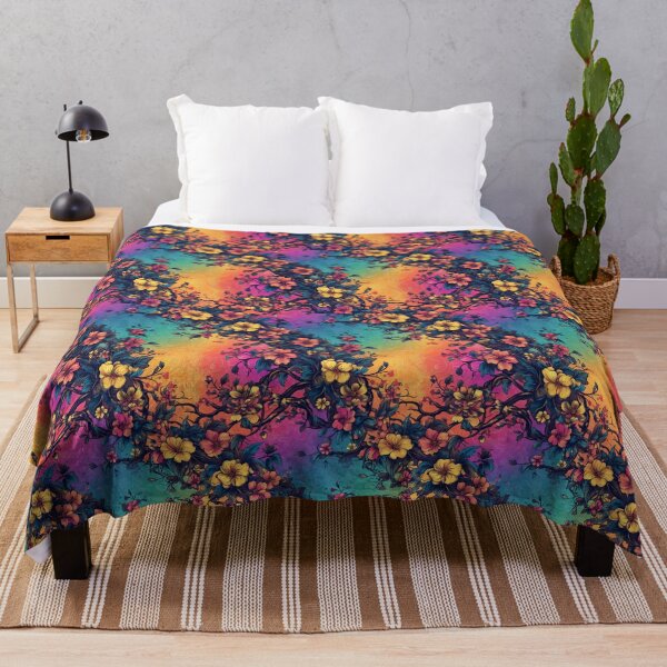 Item preview, Rainbow Florals Print designed and sold by JaimeLikes.