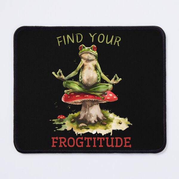 Item preview, Yoga Frog Cross Legged Pose designed and sold by I-wanna-T-shirt.
