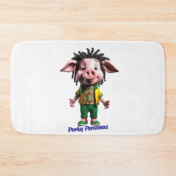 Item preview, Porky Personas Funny Pig Characters Reggae designed and sold by Drone-tees.