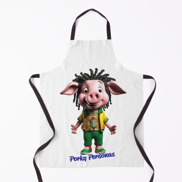 Item preview, Porky Personas Funny Pig Characters Reggae designed and sold by Drone-tees.
