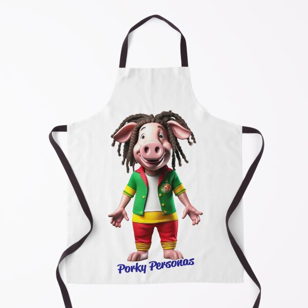 Item preview, Porky Personas Funny Pig Characters Reggae designed and sold by Drone-tees.