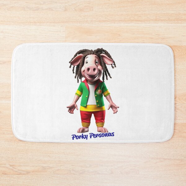 Item preview, Porky Personas Funny Pig Characters Reggae designed and sold by Drone-tees.