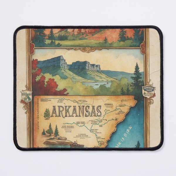 Item preview, Greetings from Arkansas USA Vintage Travel Retro Postcard Design designed and sold by TravelPostcardGems.