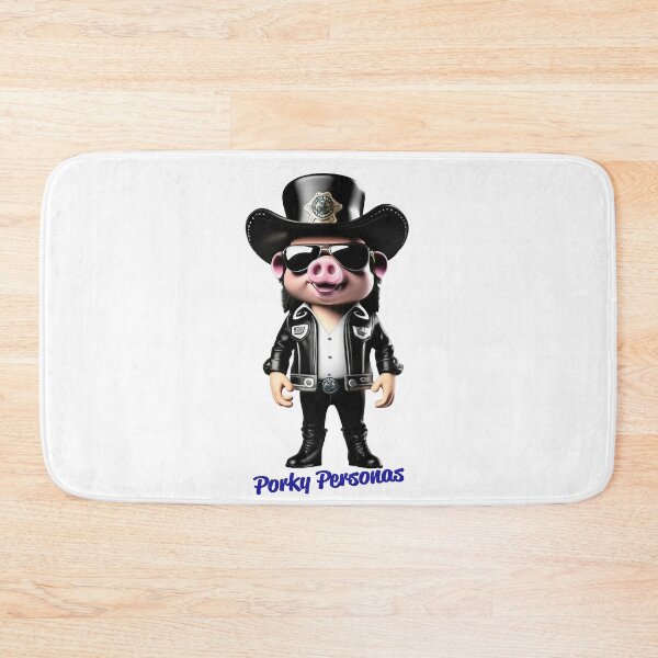 Item preview, Porky Personas Funny Pig Characters Lemmy designed and sold by Drone-tees.