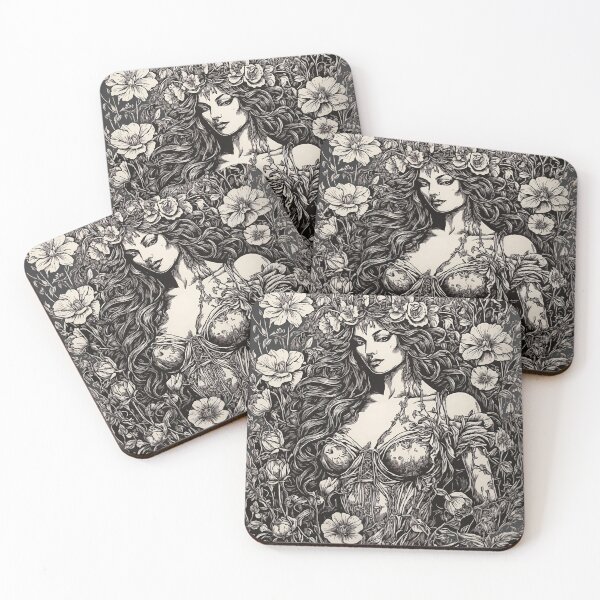 Item preview, Floral Venus Victorian Witch Goddess designed and sold by Printicato.
