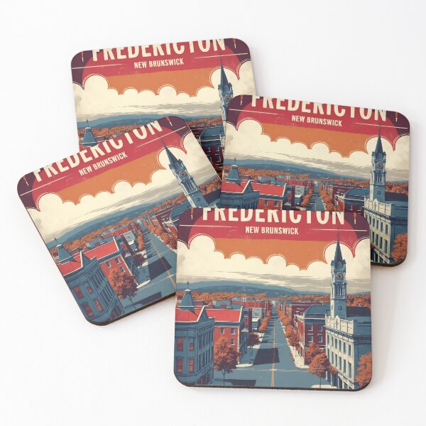 Item preview, Travel Fredericton Canada 1950s Vintage Travel Tourism designed and sold by TravelersGems.