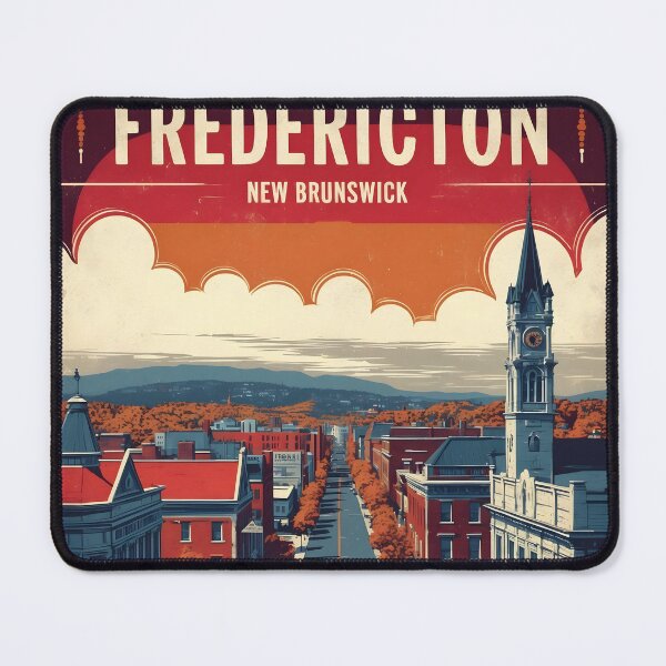 Item preview, Travel Fredericton Canada 1950s Vintage Travel Tourism designed and sold by TravelersGems.