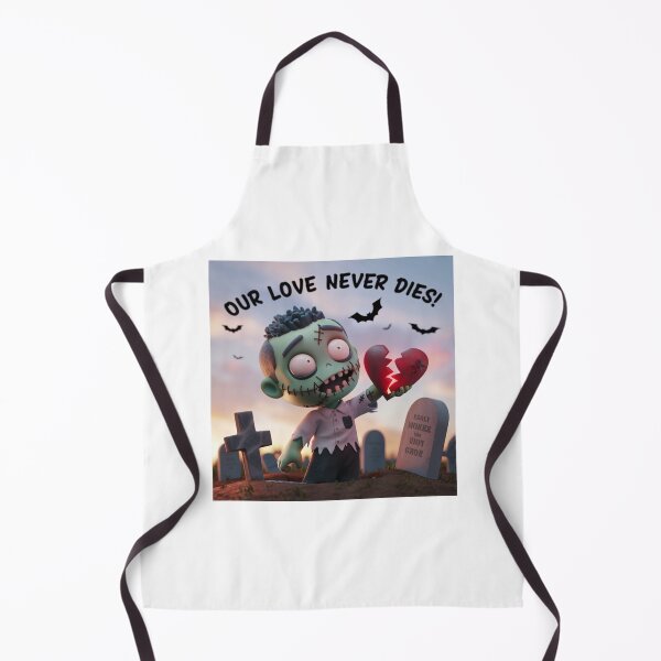 Item preview, Our Love Never Dies – Cute 3D Zombie Valentine designed and sold by UA-t-shirts.