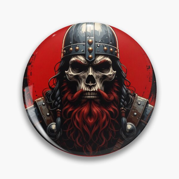 Item preview, Valhalla Awaits, Valhalla, until Valhalla, viking warrior, vikings, red viking design, red and black vikings, viking skull, viking skull warrior designed and sold by SavageLegion.