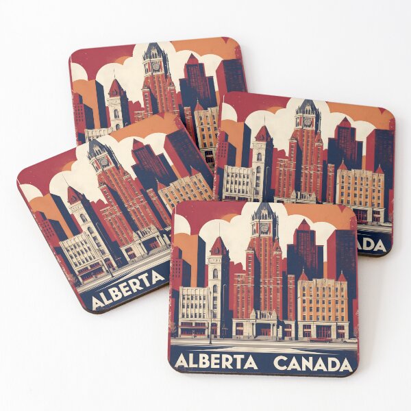 Item preview, Travel Alberta Canada 1950s Vintage Travel Tourism designed and sold by TravelersGems.