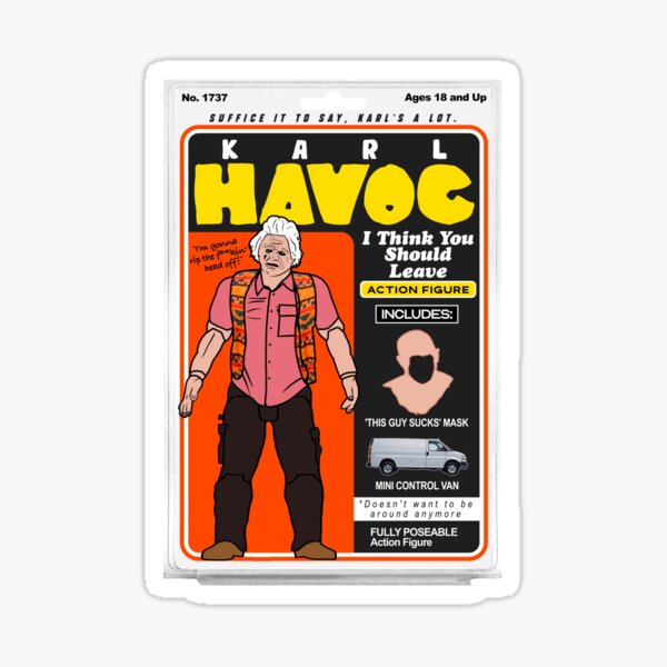 Item preview, KARL HAVOC Action Figure - I Think You Should Leave designed and sold by acquiesce13.