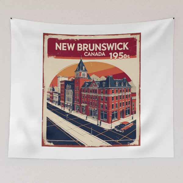 Item preview, Travel New Brunswick Canada 1950s Vintage Travel Tourism designed and sold by TravelersGems.
