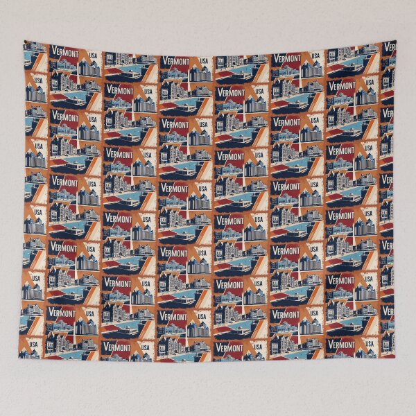 Item preview, 1950s Vermont USA Vintage Retro Tourism  designed and sold by TravelersGems.
