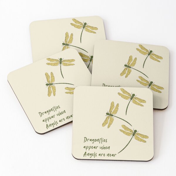Item preview, Dragonflies appear when angles are near | Slogan |  Funny | Quote | Inspirational | Aesthetic | Trendy | Sassy Quote |  Humor | Meme | Quote designed and sold by RSDigitalPrintDesign.