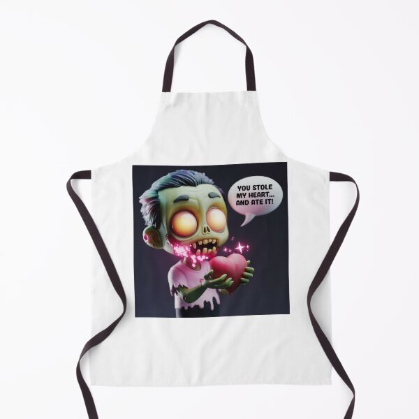 Item preview, You Stole My Heart… and Ate It! – Funny 3D Zombie Love designed and sold by UA-t-shirts.