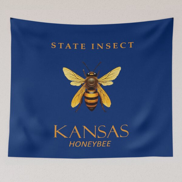 Item preview, Kansas Territory Insect The Honeybee designed and sold by taiche.