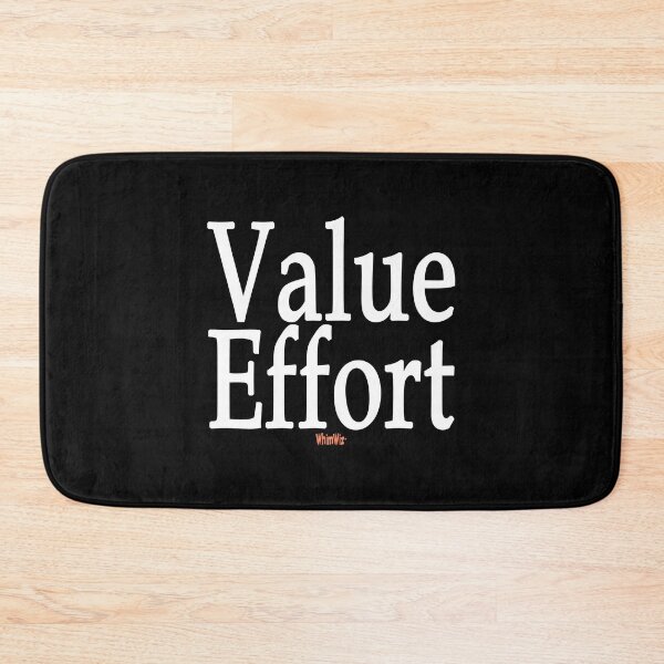 Item preview, Value Effort designed and sold by WhimWiz.