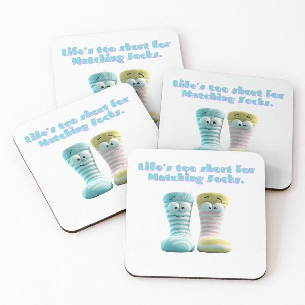 Item preview, Life’s Too Short for Matching Socks – Fun & Quirky Design designed and sold by TiggsnPigsArt.