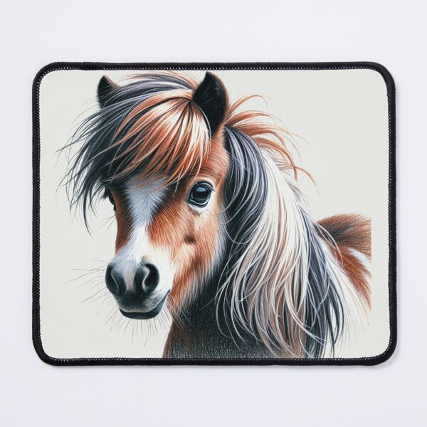 Item preview, Shetland Pony Colored Pencil Sketch Portrait designed and sold by MaedK.