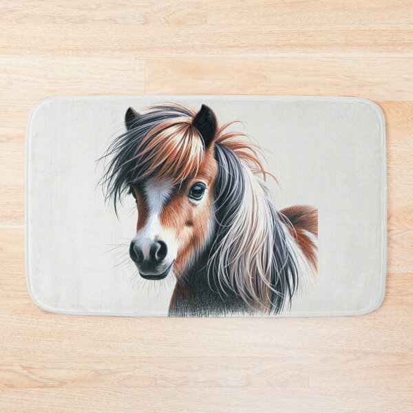 Item preview, Shetland Pony Colored Pencil Sketch Portrait designed and sold by MaedK.