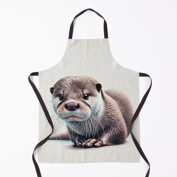 Item preview, Otter Colored Pencil Sketch Portrait designed and sold by MaedK.