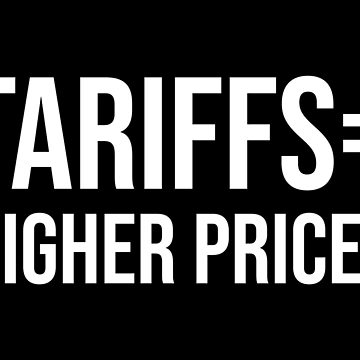 Artwork thumbnail, Tariffs= higher prices by Rachel the Artist