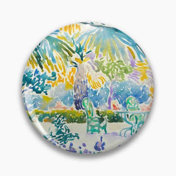 Item preview, A Dream in Color – Garden of the Painter at Saint Clair by Henri-Edmond Cross (1908) designed and sold by HistoryOnWalls.