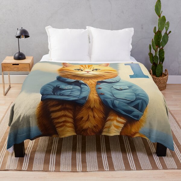Item preview, Number One with Cat | Numerals | Cat Illustration | Cat Art designed and sold by UnhingedBird.