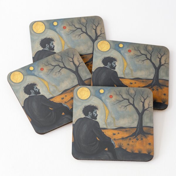 Item preview, Depressed Man and tree and sun designed and sold by Terry Collett.