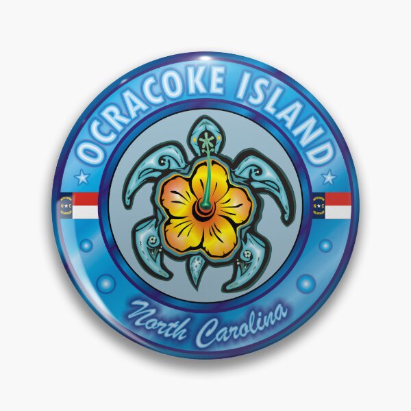 Item preview, Ocracoke Island North Carolina sea turtle hibiscus designed and sold by studioss76.