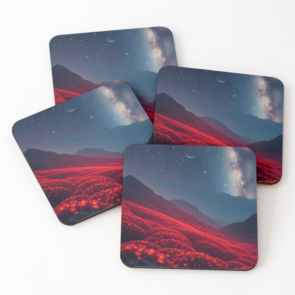 Item preview, Starry Night Sky - Floral Mountain Valley designed and sold by typoinspired.