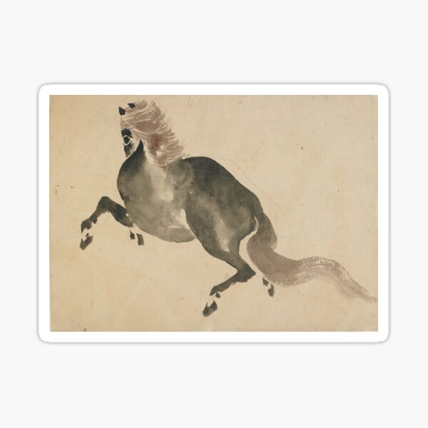 Item preview, Japanese Zodiac, ”Horse” Katsushika Hokusai designed and sold by LuckyZodiac.