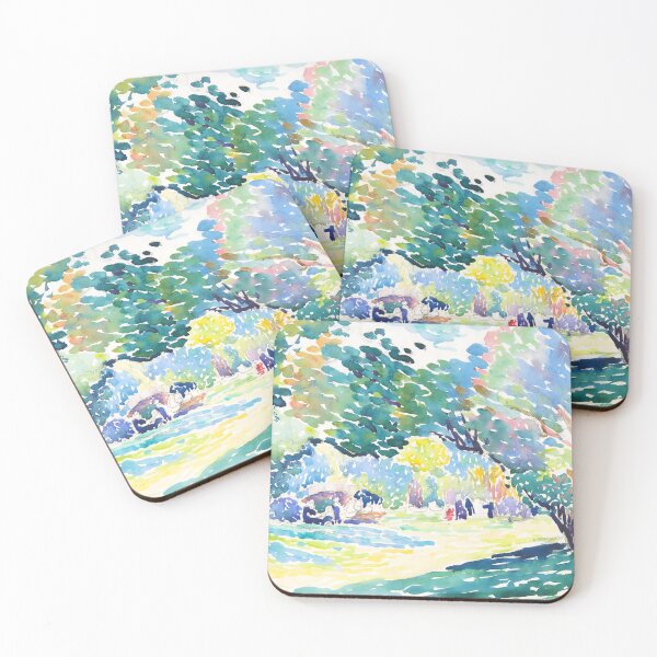 Item preview, Colorful Serenity – Landscape by Henri-Edmond Cross (1904) designed and sold by HistoryOnWalls.