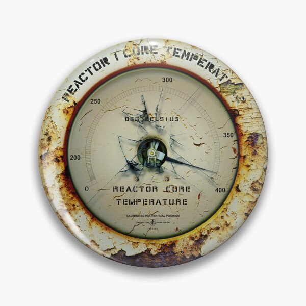 Item preview, Ageing And Damaged Nuclear Reactor Core Temperature Gauge designed and sold by Old Curiosity.