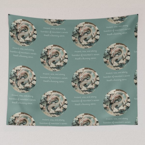 Item preview, Dragon haiku designed and sold by mi-kam.