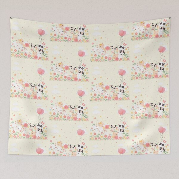 Item preview, Garden Art Kawaii Wallpaper Design Cute Background Colors designed and sold by ART ATTACK ZONE.