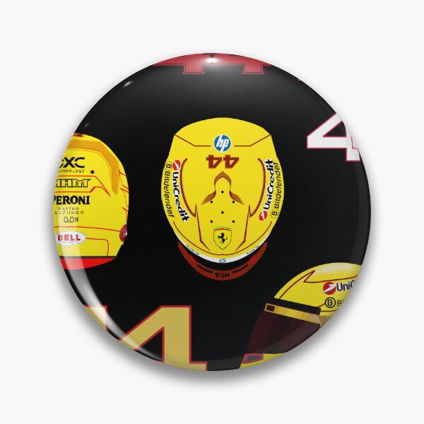 Item preview, Lewis Hamilton 2025 Ferrari Helmet Sticker pack  designed and sold by Pink Polar F1.