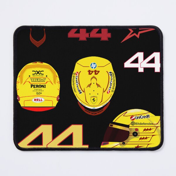 Item preview, Lewis Hamilton 2025 Ferrari Helmet Sticker pack designed and sold by Pink Polar F1.