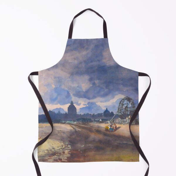 Item preview, A View of Paris – Jules-Achille Noël Classic Cityscape Art 1830–81 designed and sold by HistoryOnWalls.