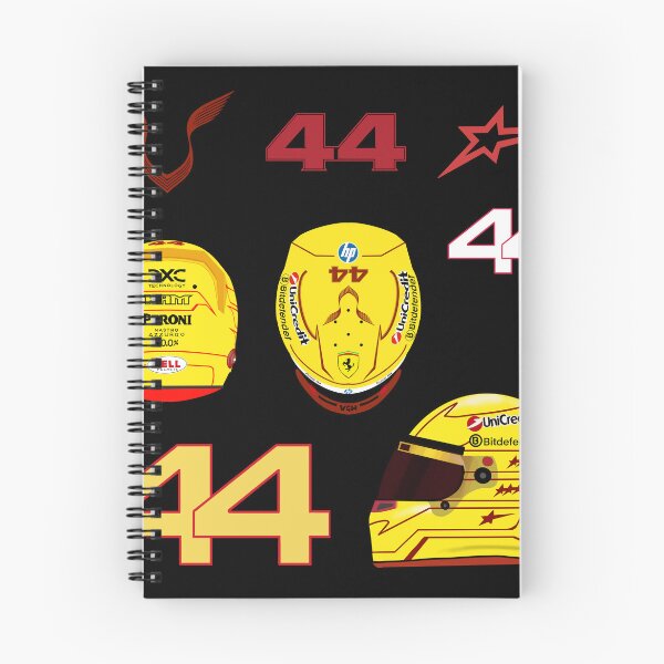 Item preview, Lewis Hamilton 2025 Ferrari Helmet Sticker pack  designed and sold by Pink Polar F1.