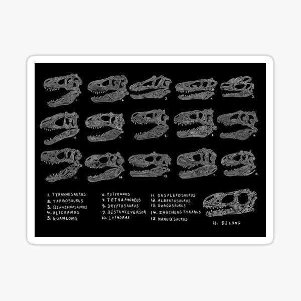 Item preview, The Tyrannosaurid Collection designed and sold by Art-Horde.