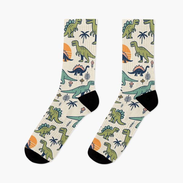Item preview, Patrón de dinosaurio retro designed and sold by Ghost on Toast.