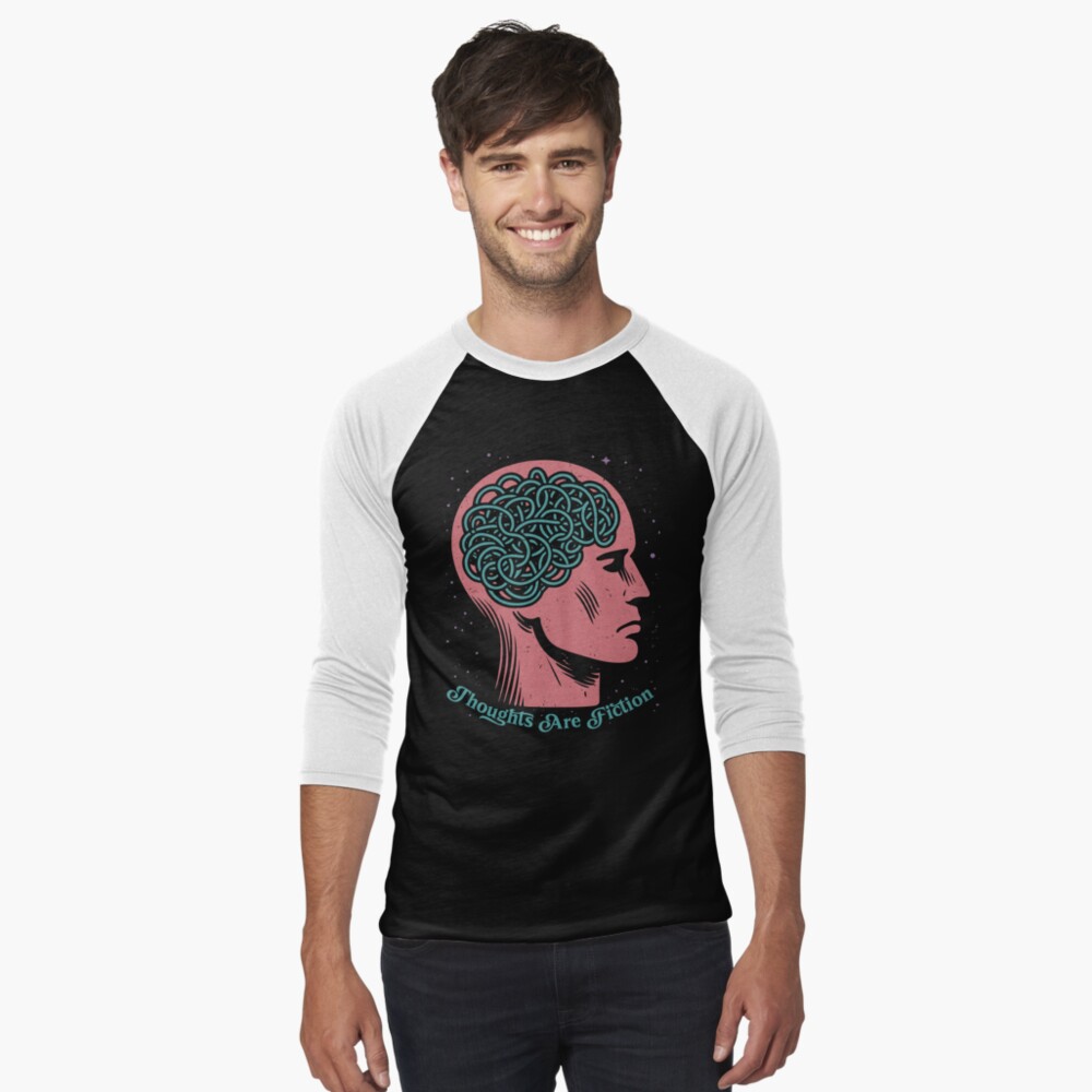 Item preview, Baseball ¾ Sleeve T-Shirt designed and sold by v-nerd.